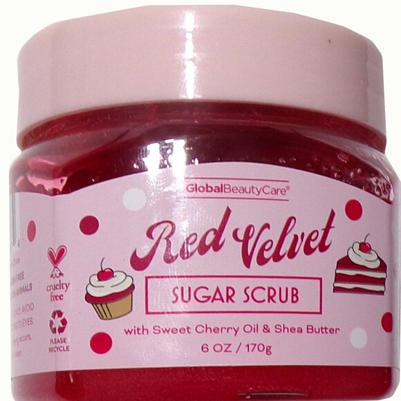 Global Beauty Care Red Velvet Mini Bath Pearls & Sugar Scrub (Set of 2) - Picture 5 of 5
